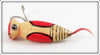 Creek Chub Red & White Big Creek Bug Wiggler 1402