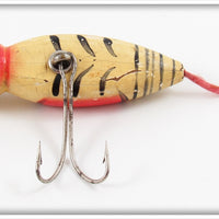 Creek Chub Red & White Big Creek Bug Wiggler 1402