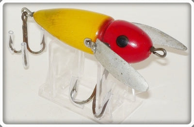 Vintage Heddon 2150 YRH Musky Conetail Crazy Crawler Lure