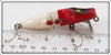 Beaver Bait Company Red & White Old Fighter In Box