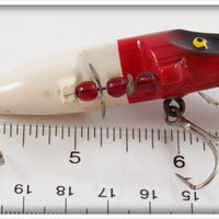 Beaver Bait Company Red & White Old Fighter In Box