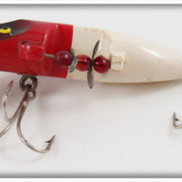 Beaver Bait Company Red & White Old Fighter In Box