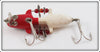 Beaver Bait Company Red & White Old Fighter In Box