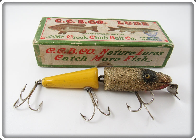 Vintage Creek Chub Yellow Tail Pickerel Pikie In Box 2600Y