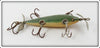 Playfair Green Crackleback Wooden Minnow In Box