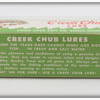 Creek Chub Purple Eel Jointed Pikie In Box 2635 W