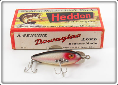 Vintage Heddon Shiner Scale Baby Dowagiac In Box 20P