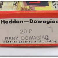 Heddon Shiner Scale Baby Dowagiac In Box 20P