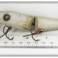 Creek Chub Silver With Black Eye Shadow Jointed Pikie 2600 DD Special