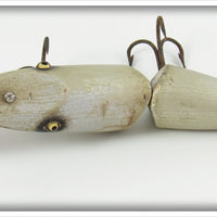 Creek Chub Silver With Black Eye Shadow Jointed Pikie 2600 DD Special