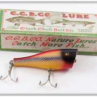 Vintage Creek Chub White Scale Plunker Lure In Box 3225