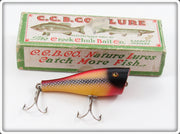 Vintage Creek Chub White Scale Plunker Lure In Box 3225