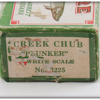 Creek Chub White Scale Plunker In Box 3225