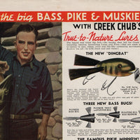 1937 Creek Chub True To Nature Lure Ad