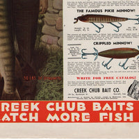 1937 Creek Chub True To Nature Lure Ad