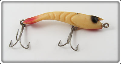 Vintage Nichols Red & White Horned Shrimp Lure