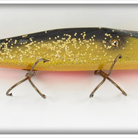 Bill Wolfgang Black & Gold Flitter Musky Lure A17