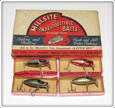 Millsite Slow Sinker Dealer Display Box With Lures