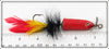 Creek Chub Solid Red Feather Casting Minnow