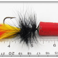 Creek Chub Solid Red Feather Casting Minnow