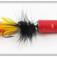 Creek Chub Solid Red Feather Casting Minnow