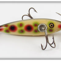 Pflueger White With Red & Green Spots Neverfail Minnow 3169