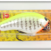 Bagley Chartreuse Crayfish On White Balsa B3 Lure On Card 