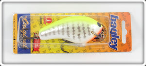 Bagley Chartreuse Crayfish On White Balsa B3 Lure On Card 