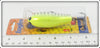 Bagley Chartreuse Crayfish On White Balsa B3 On Card
