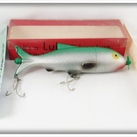 Vintage Captivated Lures Inc Green & Silver Lulu Lure In Box