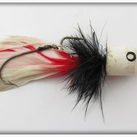 Ed Cumings White Feathered Casting Minnow In Box