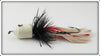 Ed Cumings White Feathered Casting Minnow In Box