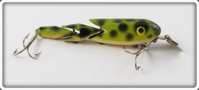 Vintage Gen-Shaw Frog Spot Three Section Bait