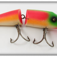 Creek Chub Rainbow Fire Jointed Striper Pikie Lure 6831 