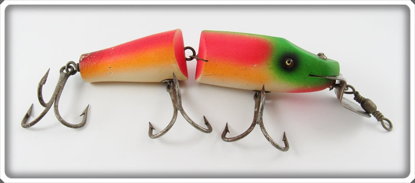 Creek Chub Rainbow Fire Jointed Striper Pikie Lure 6831 