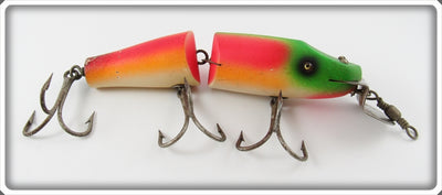 Creek Chub Rainbow Fire Jointed Striper Pikie Lure 6831 