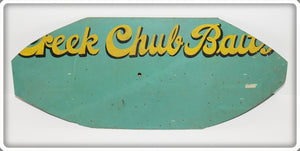 Vintage Creek Chub Dealer Display Sign