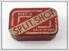 Vintage Shapleigh's Split Shot Tin With Split Shots