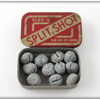 Shapleigh's Split Shot Tin With Split Shots