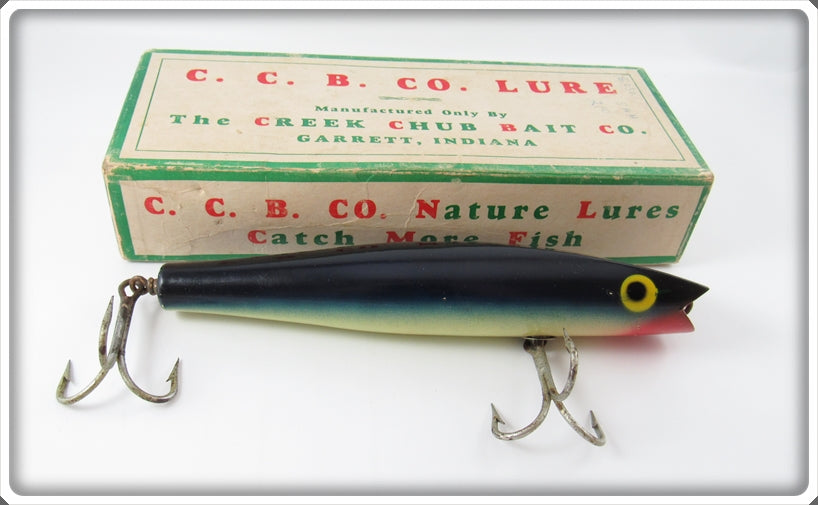 Vintage Creek Chub Purple Eel Surf Darter Lure In Box 7635 