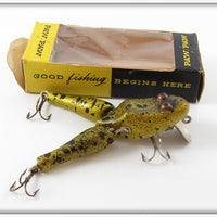 Vintage Paw Paw Junior Wotta Frog Lure In Box 72