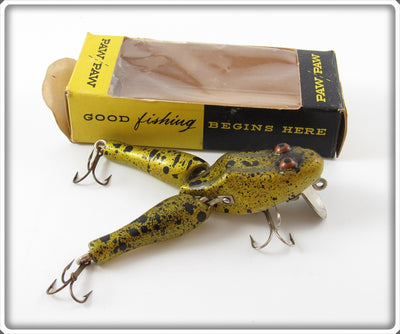 Vintage Paw Paw Junior Wotta Frog Lure In Box 72