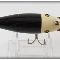 Creek Chub Black White Head Wiggler In Box