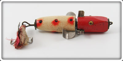 Vintage Kumms Red & White Fish Spotter Lure 