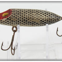 Vintage Rinehart Black Scale Red Face Chuby Lure