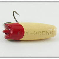 South Bend Red Arrowhead White Fly Oreno With Card 970 RW