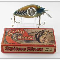 Uniline Mfg Corp Blue Zebra Spinno Minno In Box