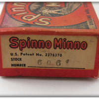 Uniline Mfg Corp Blue Zebra Spinno Minno In Box