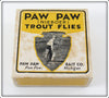 Vintage Paw Paw Nieboer Trout Flies Empty Box 