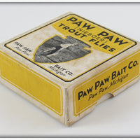 Paw Paw Nieboer Trout Flies Empty Box